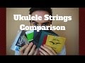 Ukulele Strings Comparison