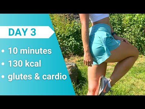 Day 3 - Killer Glutes & Cardio HIIT — All Standing, No Equipment | FREE 7-Day Dance Workout Challenge — indoor walking workout video