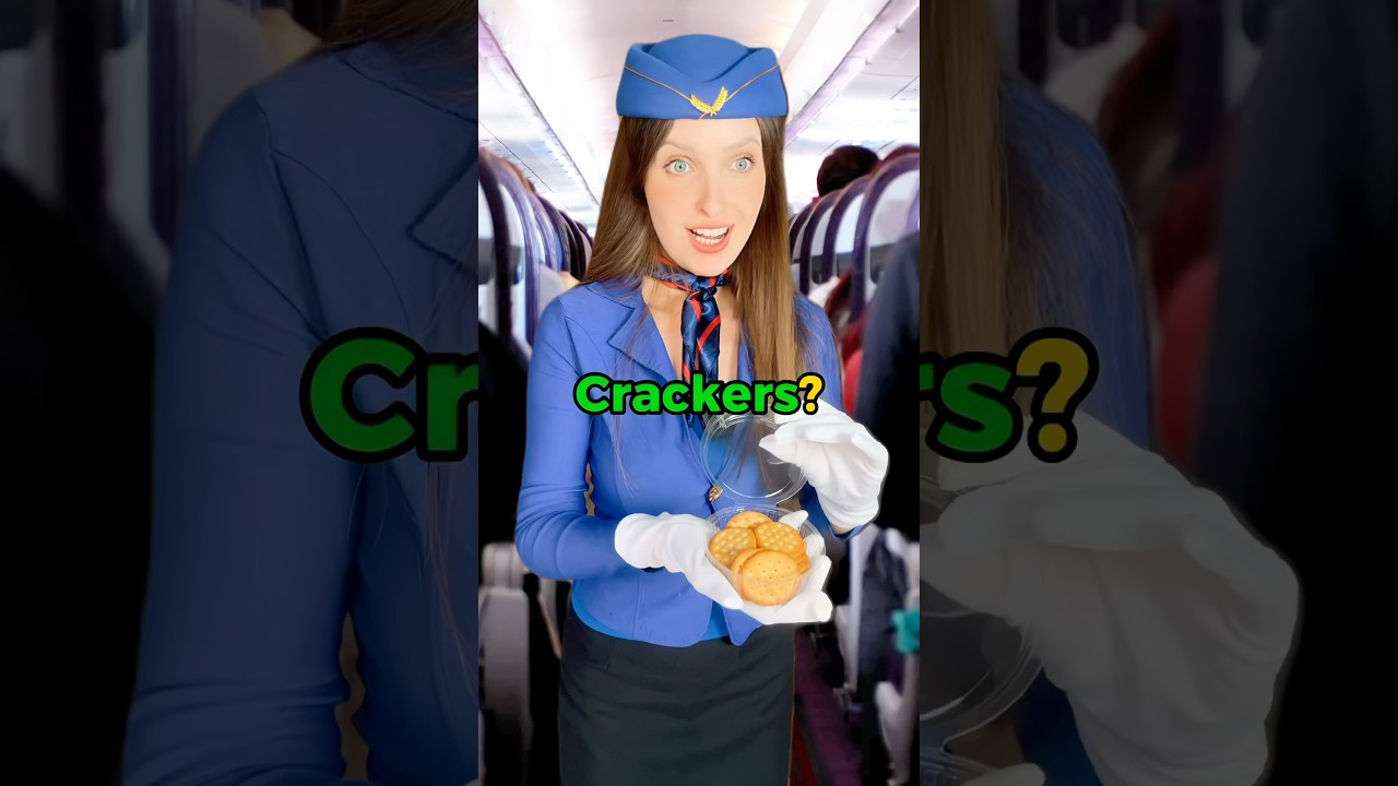 Ordering snacks on the plane ✈️ Plane Vocabulary #learnenglish #teachingenglish #english