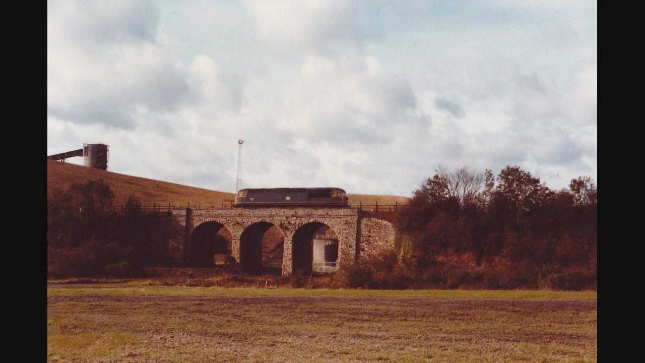 Shirebrook depot showing class 56 58 20 locos during 1983 84 85