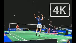 Viktor Axelsen vs Lin Chun Yi in 2023 Swiss Open - Nice Angle