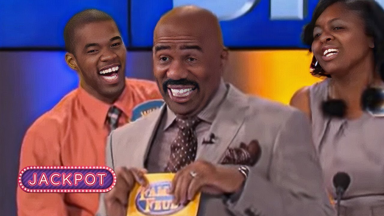 Family Feud Funniest ‘We Asked 100 Married Men’ Answers! 😂 Steve Harvey Compilation