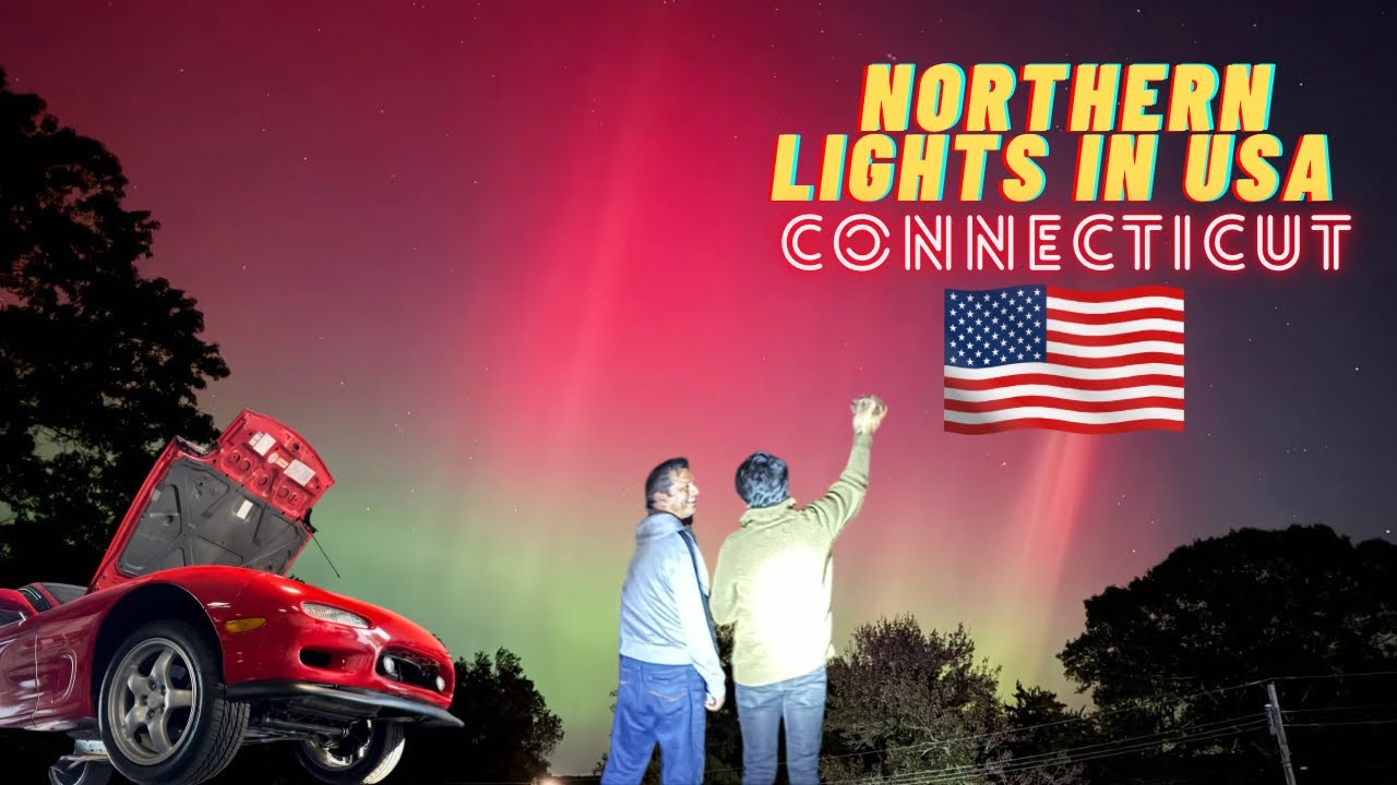 Can’t Believe I Saw Northern Lights in USA 🇺🇸 | Desi Life in Connecticut USA 🇺🇸