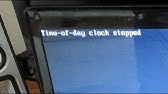 Fix Time Of Day Clock Stopped Dell Inspiron 1525 Cmos Battery