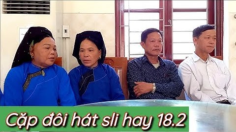 Cặp đôi hát sli hay ngày hội chũ lục ngạn 2021 âm lịch #04