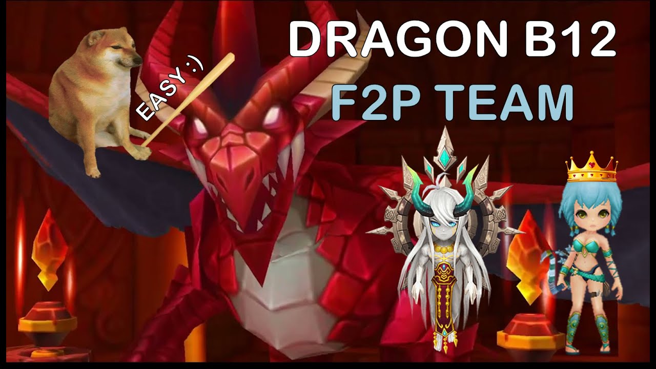 Dragon B12 - TWO F2P Teams - Summoners War