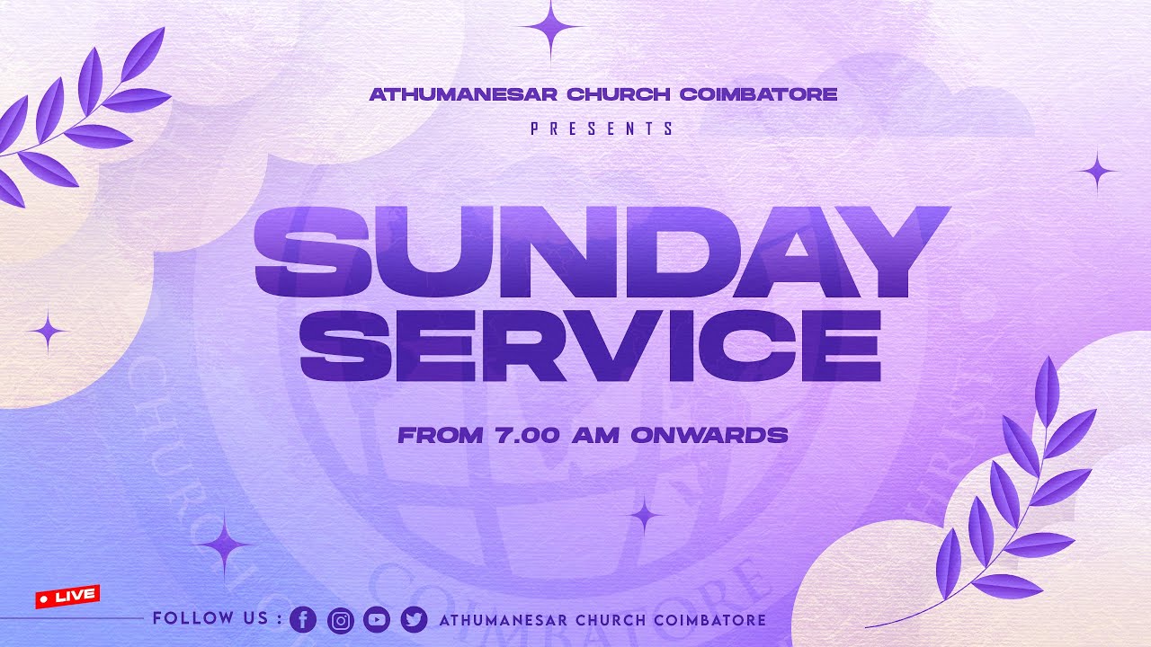 Live | Sunday Service | 04 Jan 2026 | Pastor_S Alwin | ஞாயிறு ஆராதனை