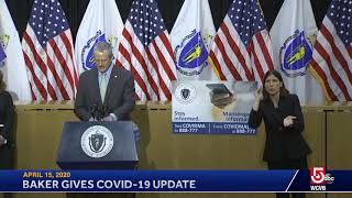 Governor Baker COVID-19 Update - April 15, 2020
