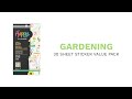 Gardening - Value Pack Stickers | SVP130-258