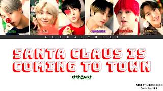 BTS Sings 'Santa Claus is Coming to town' - The Disney Holiday Singalong