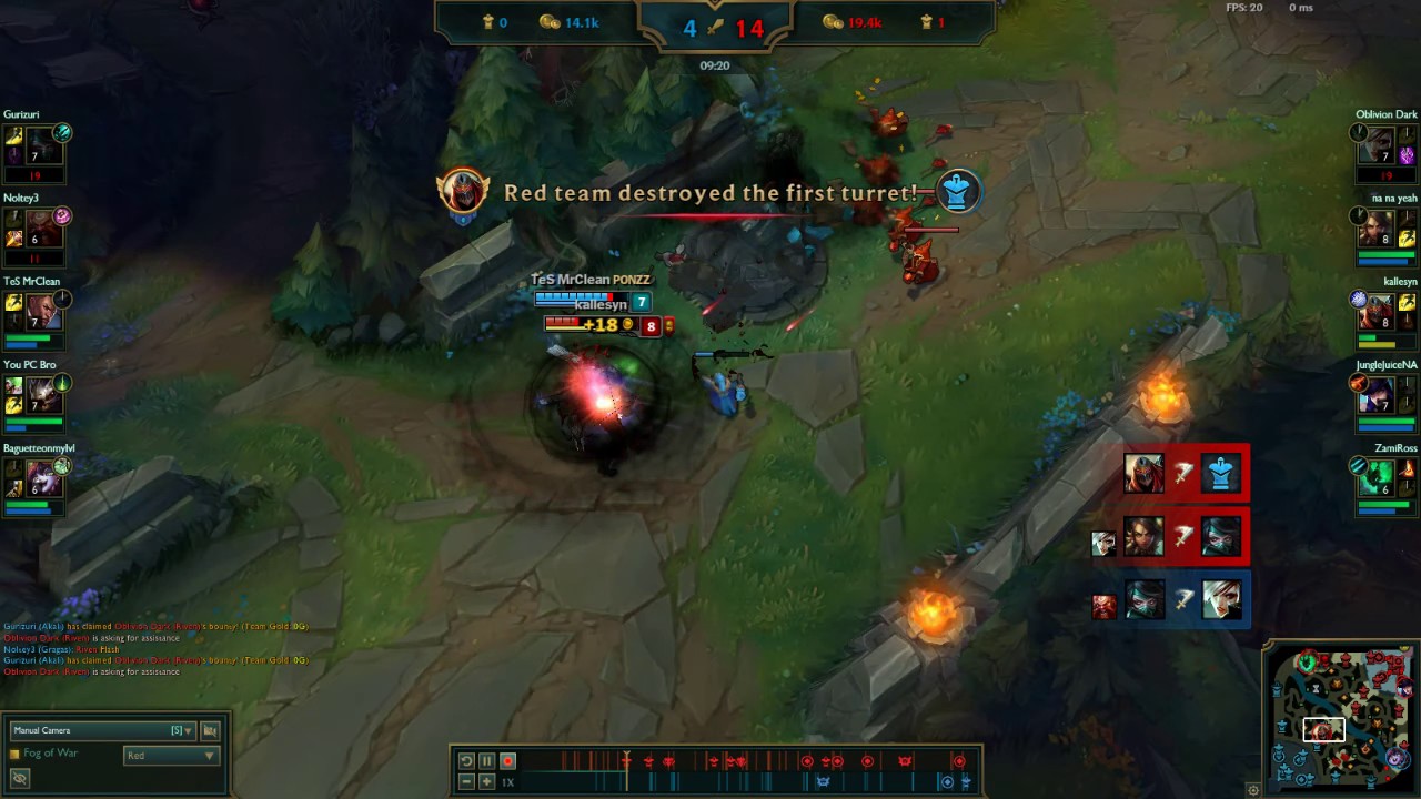 ZED KOREA OUTPLAY A LUCIAN (FT Kallesyn the zed GOD)