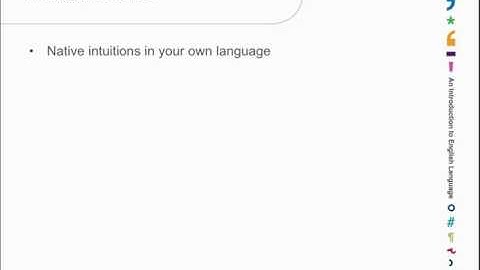 Chapter 5.1: Phonology and contrast - Kuiper and Allan