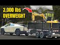 Can the cybertruck tow a 14000lbs excavator