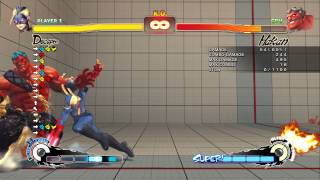 Decapre Red Focus Combo to U2 (anti-air)