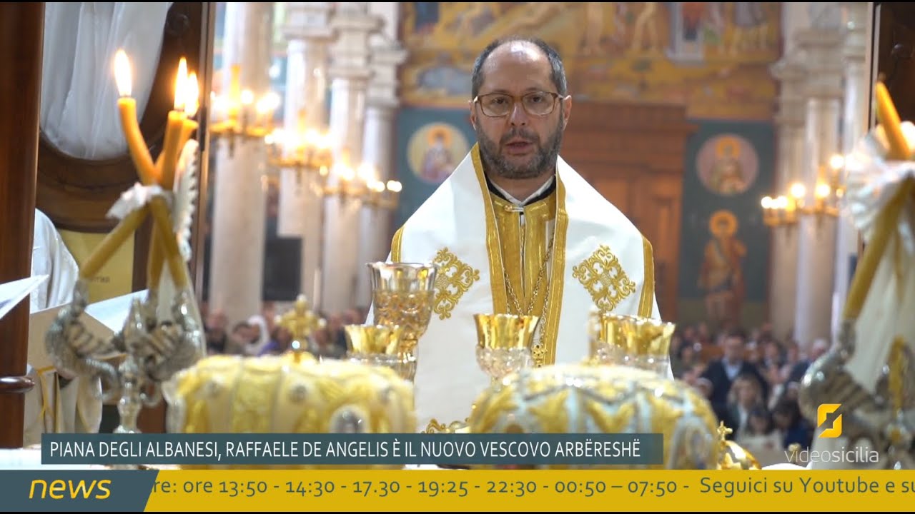 Piana degli Albanesi, Raffaele De Angelis è il nuovo Vescovo arbëreshë ok