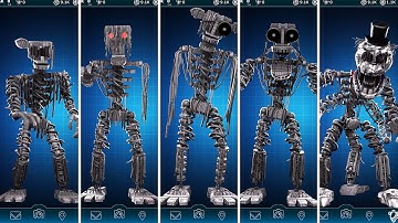 TJOC Endos + Creation FNAF AR Jumpscare & Workshop Animations Compilation