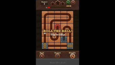 Roll The Ball Slide Puzzle 2 - Time Basic J Level 7 Walkthrough