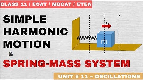 S.H.M and Spring Mass System | Unit # 11 Oscillations |Class 11 Physics | Talha