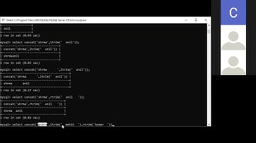 use of function trim(),ltrim() and rtrim() in mysql