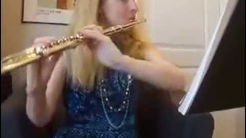 Sakura Flute Duet Practice