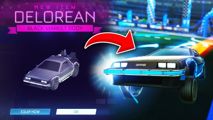 Rocket League ganha carro DeLorean do filme De Volta para o Futuro