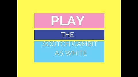 Play with the Scotch Gambit: Main Line 4...Nf6(Part-1) Chess Moves and Plans