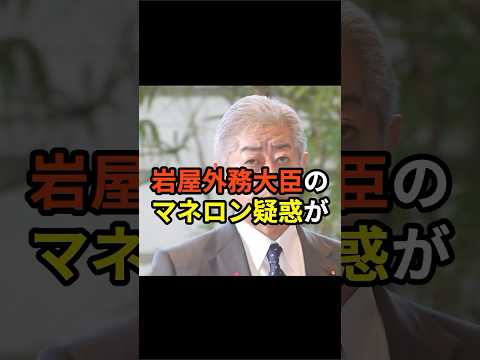 岩屋外務大臣の「マネロン疑惑」がXで話題に...