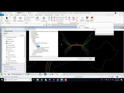 Create Corridor with OpenRoads Designer CONNECT Edition