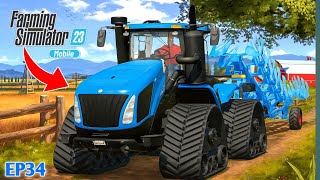 Mega Tractor Power New Holland T9 In Action Fs 23 Farming Simulator 23