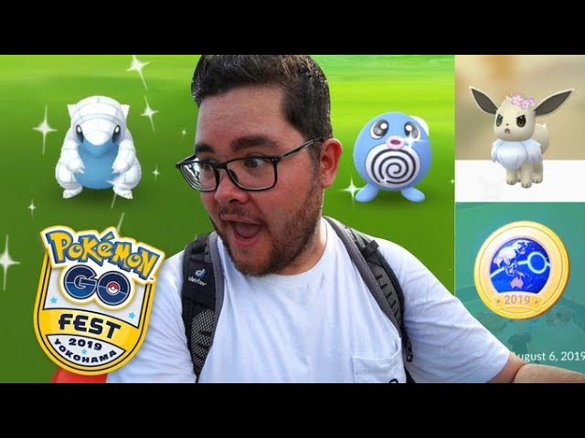 SUPER RARE SHINY CATCHES AT POKÉMON GO FEST JAPAN!