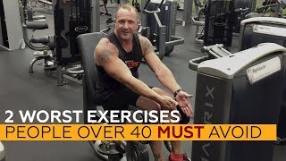 2 WORST Exercises People OVER 40 Must AVOID (Yes, even though they're popular...)