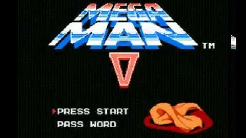 Mega Man 5 NES Music Intro Part 1