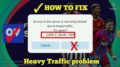 Heavy Traffic Problem solve Pes 2021 Mobile
