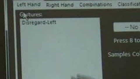 Wiimote Gesture Recognition