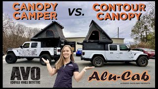 Alu-Cab Canopy Camper Vs Contour Canopy
