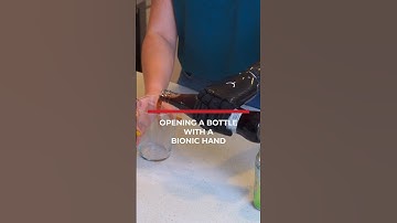 Opening a Bottle with a BIONIC HAND!  #AbilityHand #PSYONIC #accessibility
