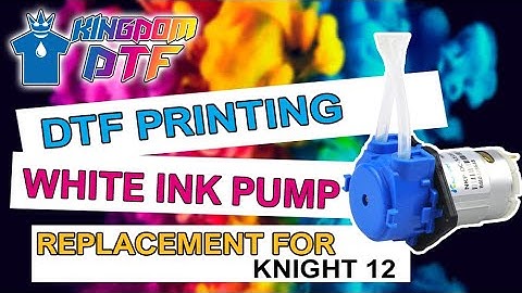 🔧 How To Replace White Ink Circulation Pump for DTF Printer