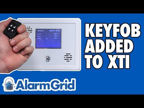 Adding A Key Fob To An Interlogix Simon Xti Xti 5 Youtube