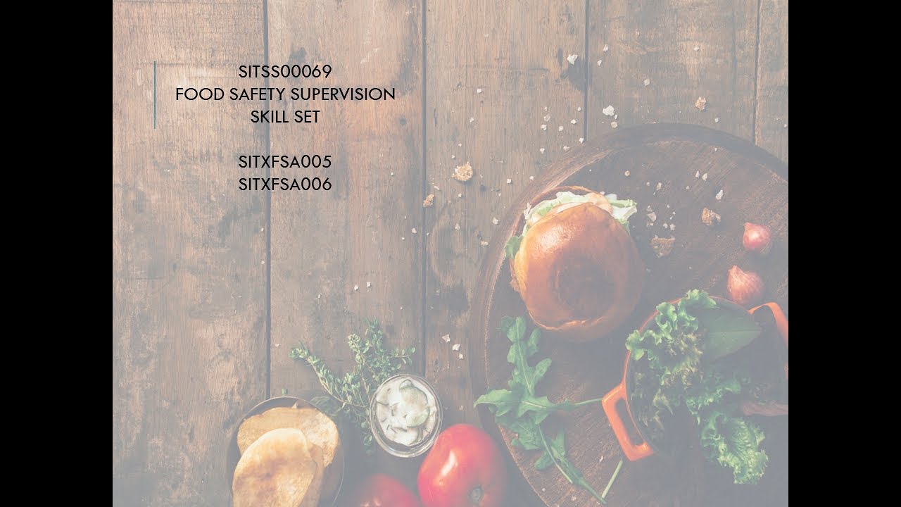 Hospitality institute of NSW - Online Food safety supervisor - Video 1