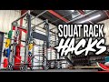 10 Squat Rack Hacks for Home Gym & Beyond!