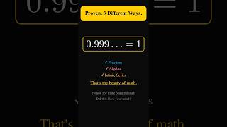 This Proof broke Math forever! 💪 #shorts