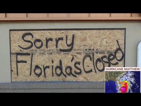 Hurricane Matthew hammers Florida from YouTube · Duration: 2 minutes 52 seconds Hurricane Matthew hammers Florida from YouTube · Duration: 2 minutes 52 seconds