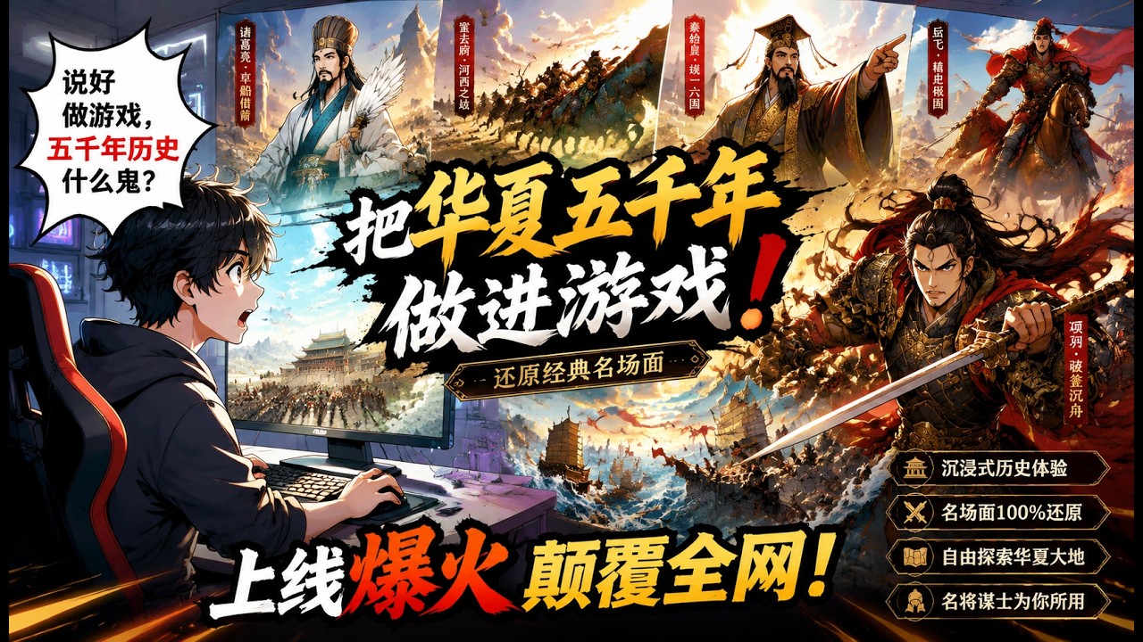 說好做遊戲，五千年曆史什麼鬼？