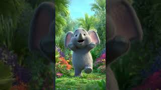 Cute Elephant Dance In Jungle 3D Cartoon Animation Feed Videos