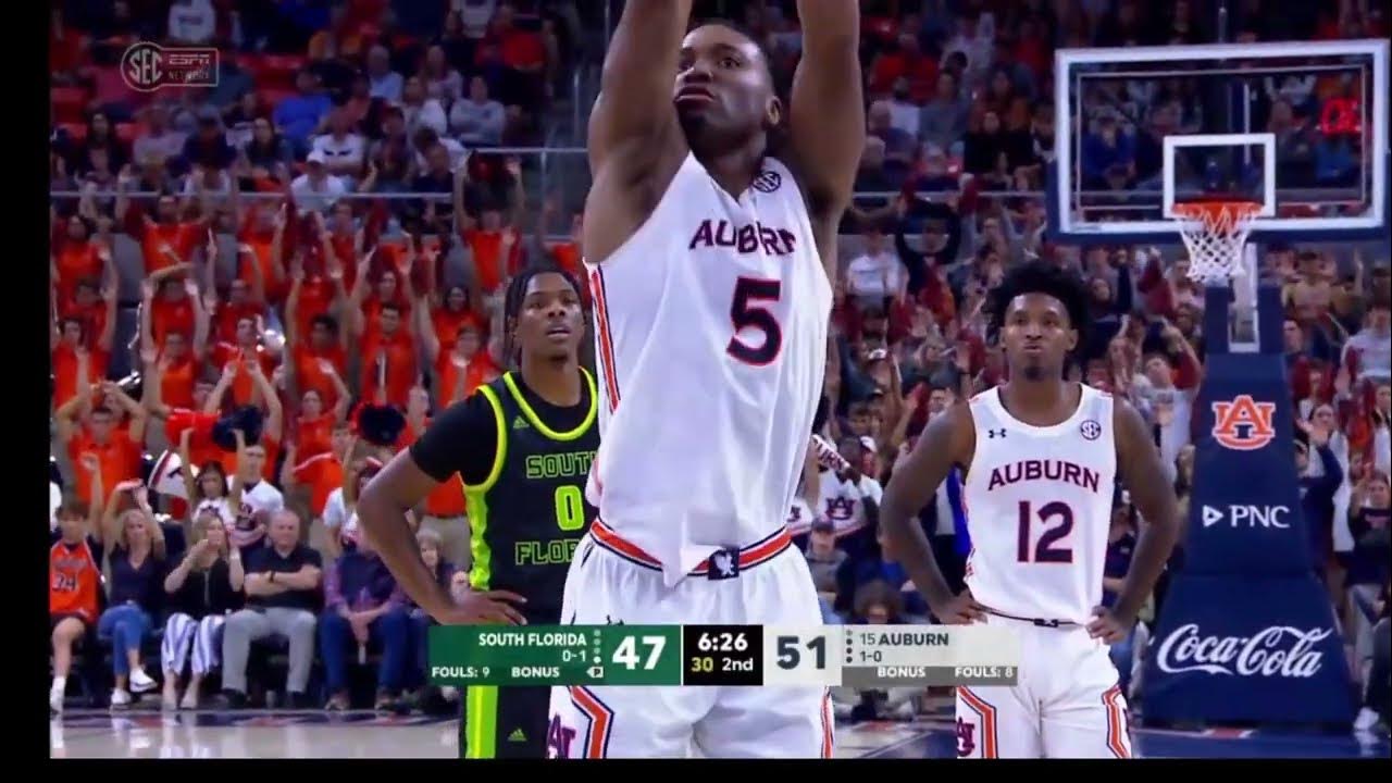 Auburn Men's Basketball Offensive Highlights vs South Florida YouTube