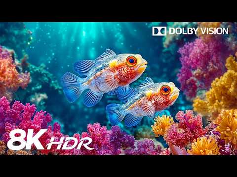 Ethereal Blue Ocean Creatures in 8K HDR | Dolby Vision™