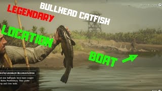 Legendary Bullhead Catfish & Boat Location Red Dead Redemption 2