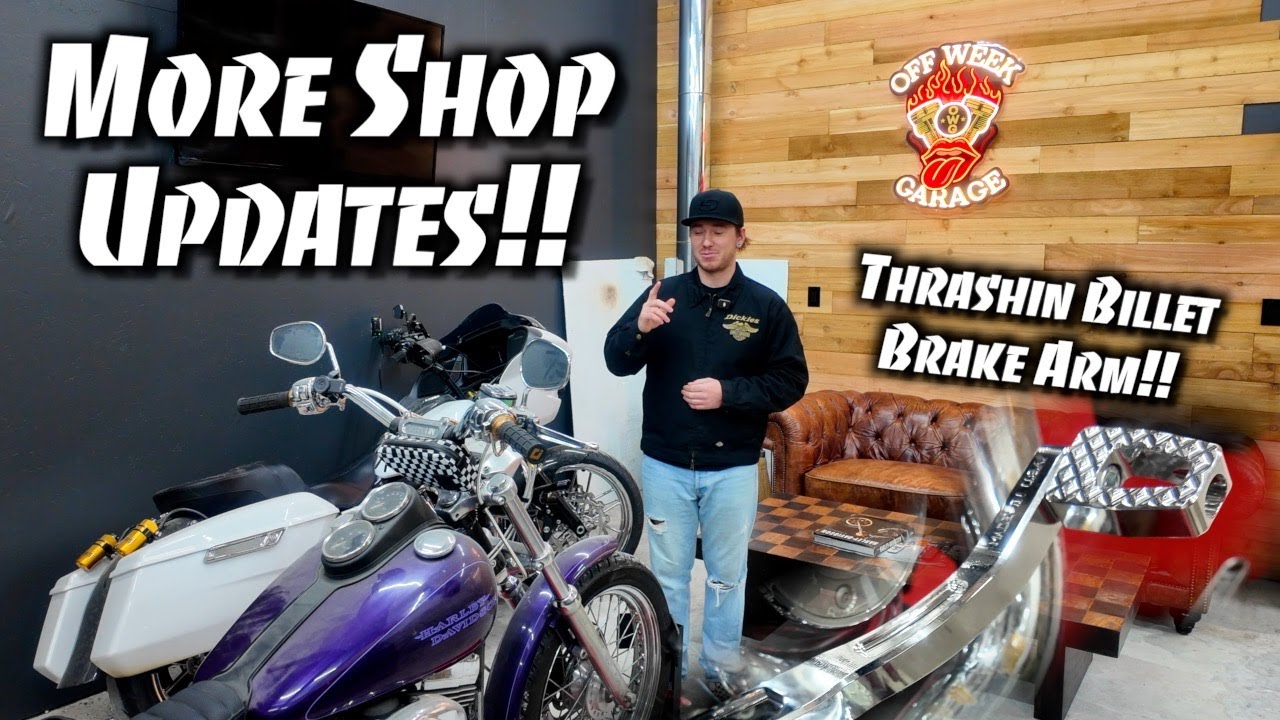 Ремонт мастерской и установка первых запчастей за последние несколько месяцев!! | Harley Davidson...