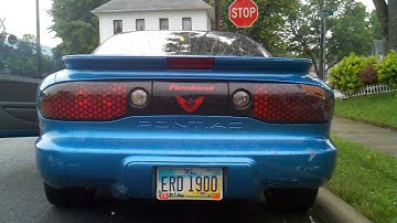 Sequential Tail Lights on 99 Firebird