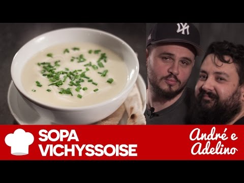 André e Adelino dando Sopa Vichyssoise #CozinheiroAmador